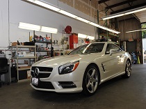 a freshly washed gleaming vehicle